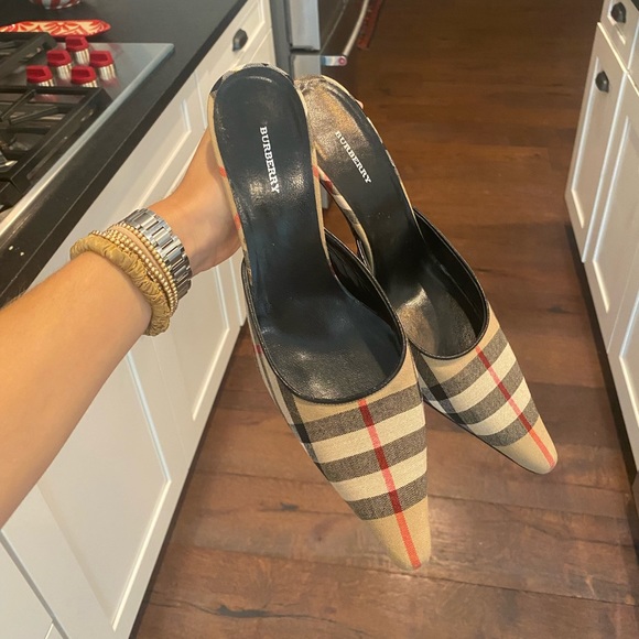 Burberry Shoes - Burberry Kitten Heels Authentic